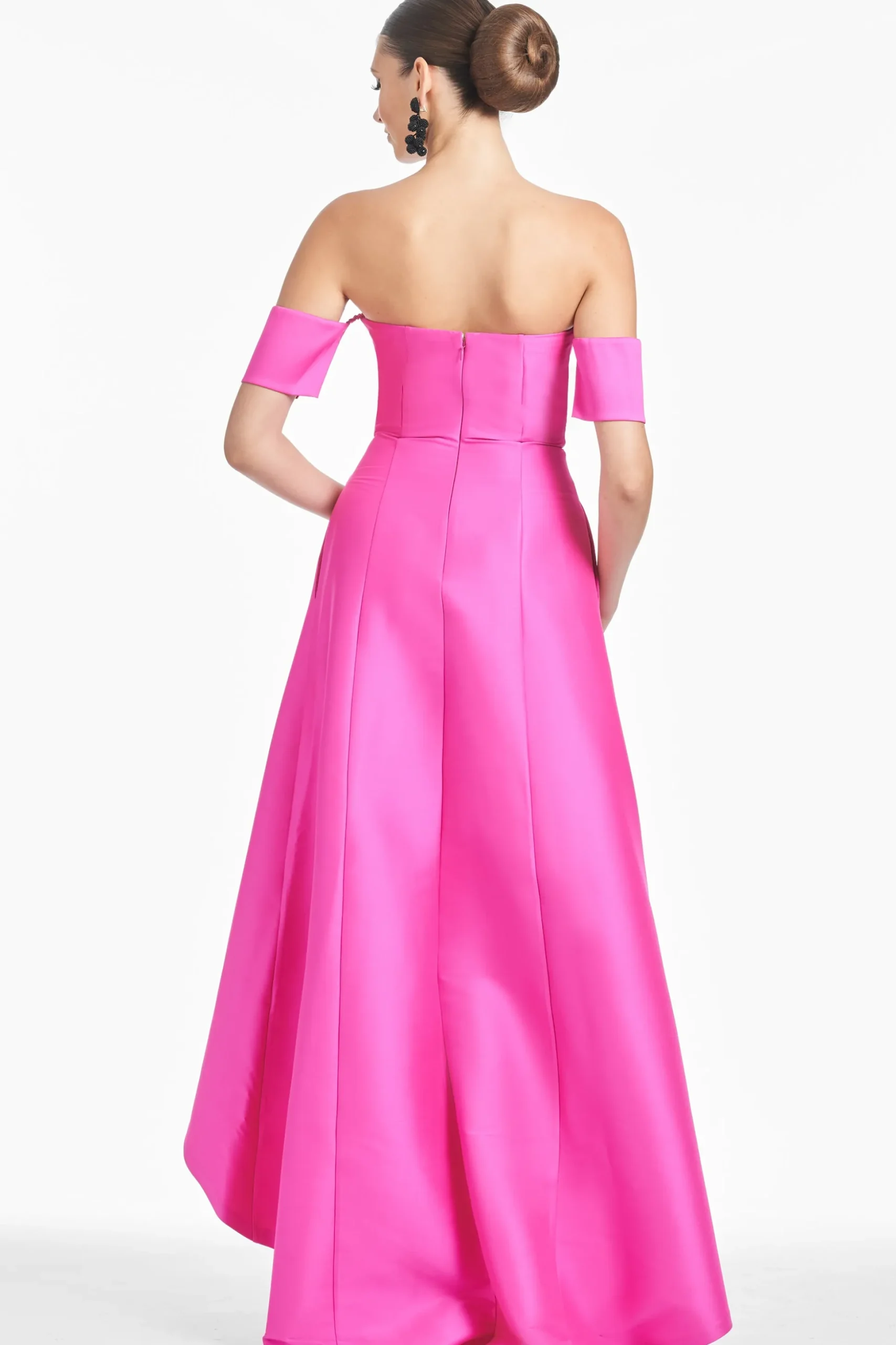 Sachin & Babi Strapless<Agyness Gown - Fuchsia