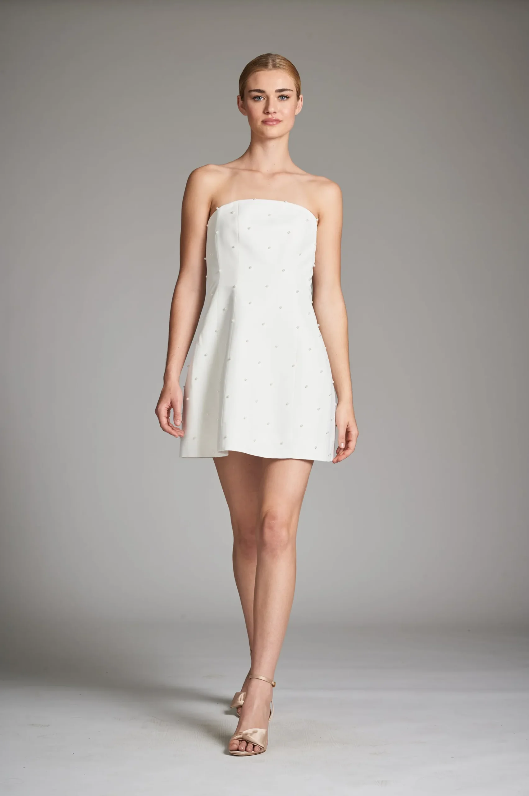 Sachin & Babi Fit & Flare|Mini<Alanna Dress - Ivory/pearls