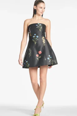 Sachin & Babi Fit & Flare|Mini<Alanna Dress - Noir Bouquet Noirbouquet