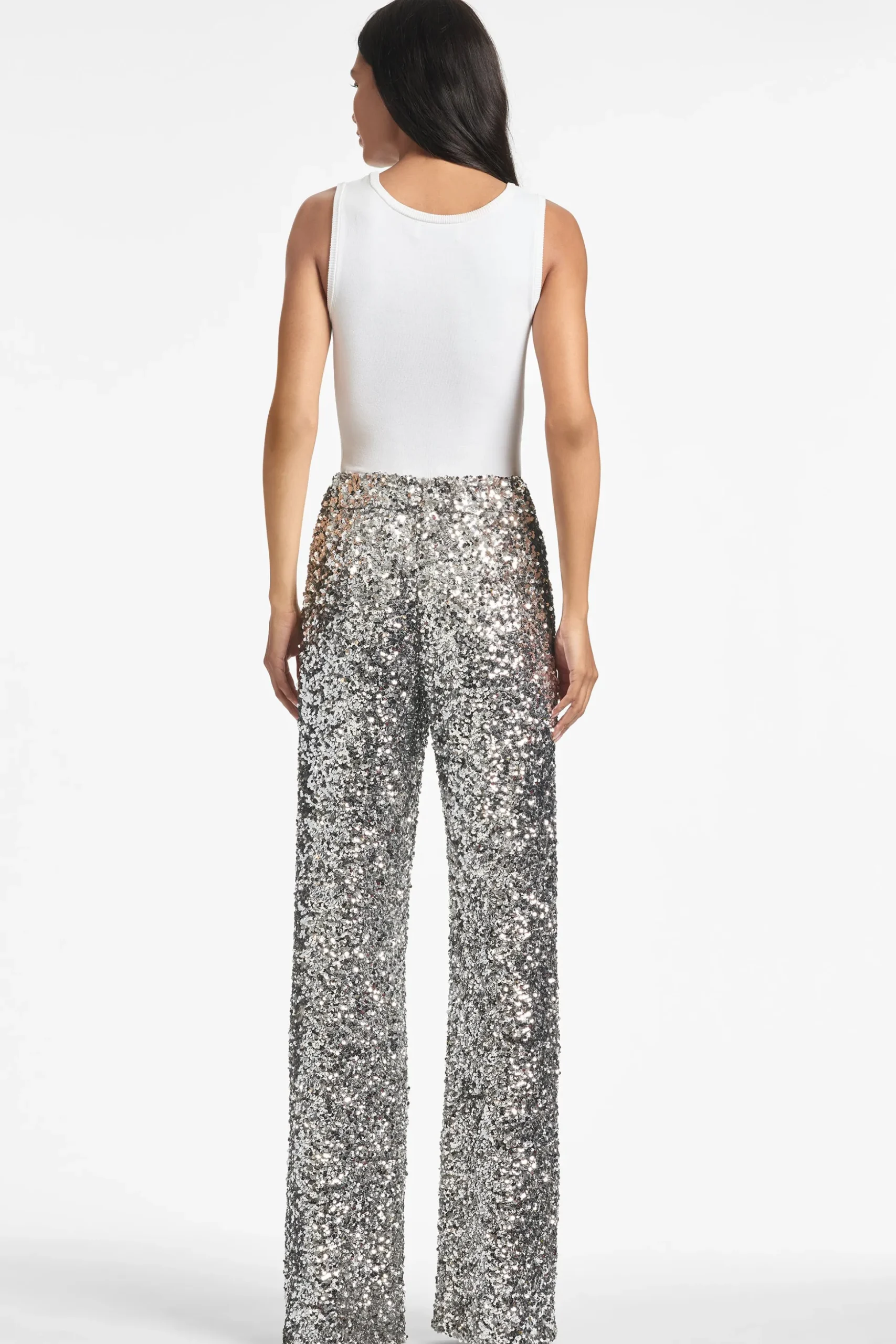 Sachin & Babi Pants & Jumpsuits<Alli Pant - Silver Sequins Silversequins