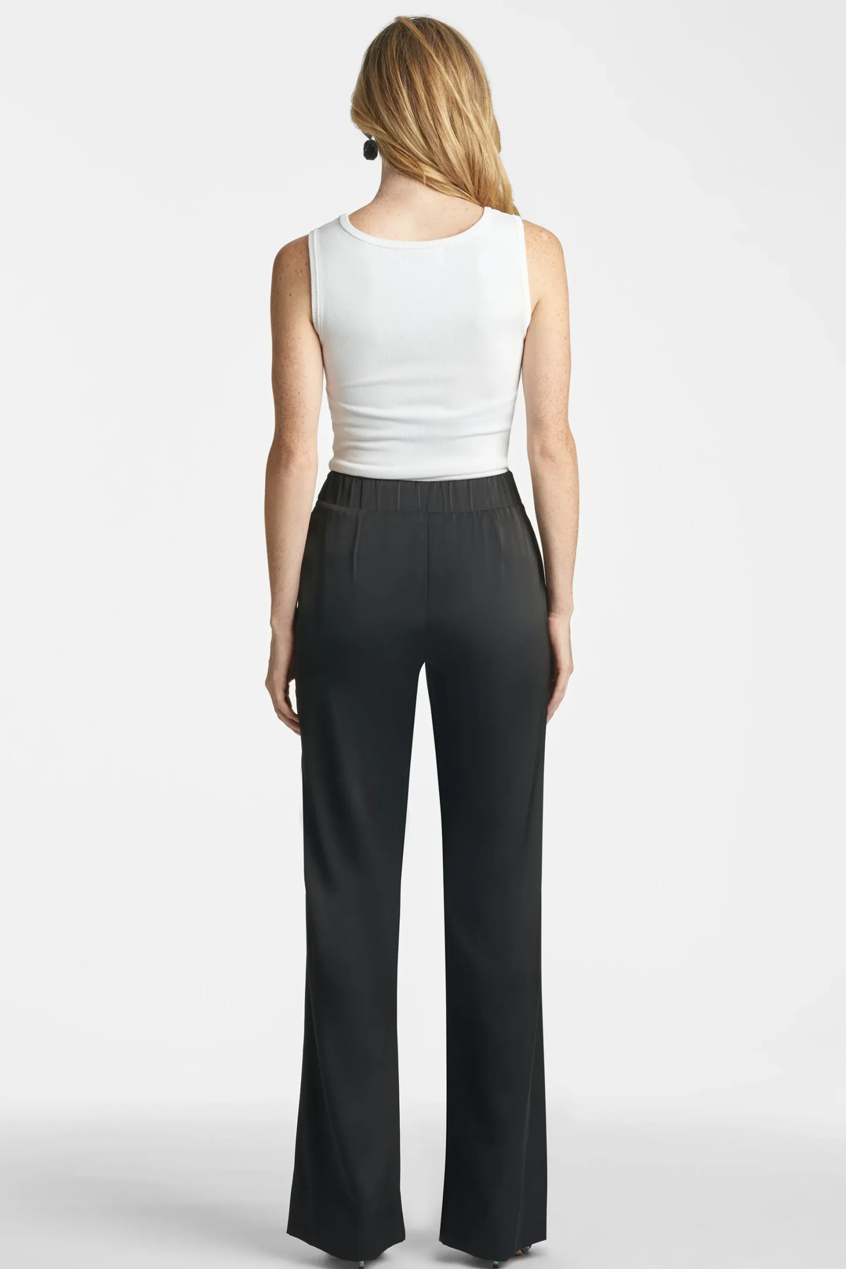 Sachin & Babi Plus Sizes|Pants & Jumpsuits<Alli Satin Pant - Black