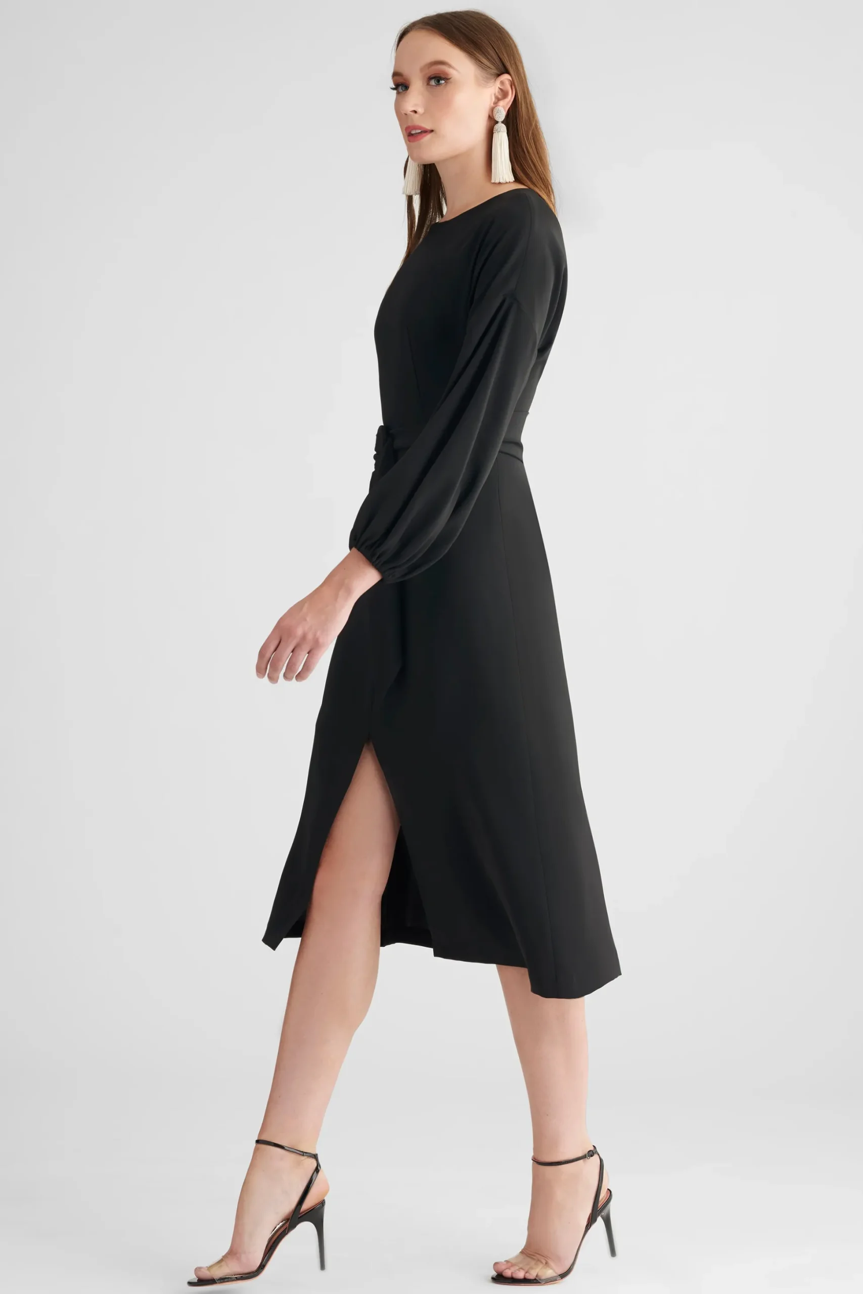 Sachin & Babi Plus Sizes|Midi<Annie Dress - Black
