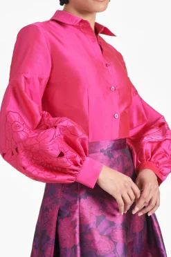 Sachin & Babi Matching Sets|Plus Sizes<Astor Top - Fuchsia