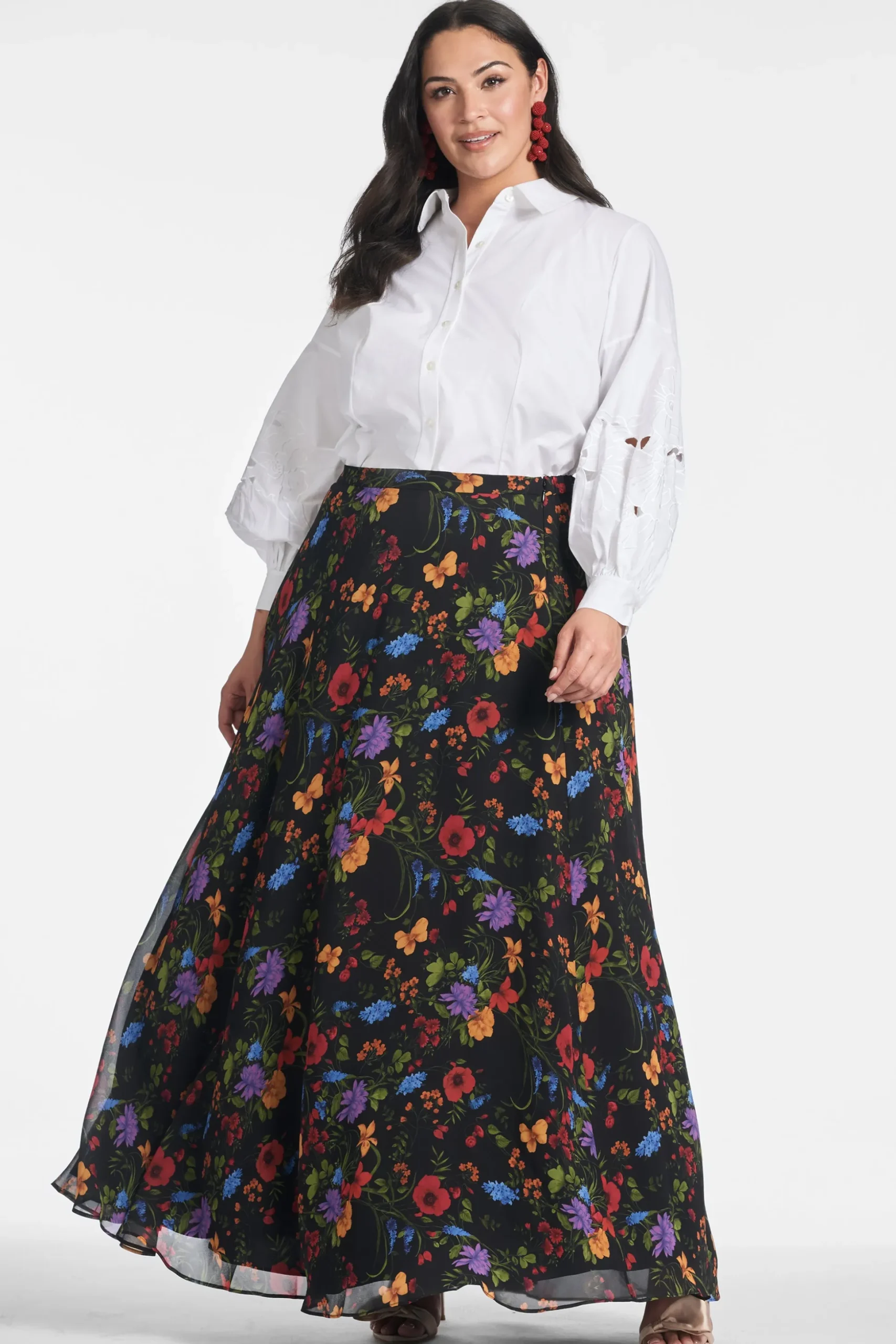 Sachin & Babi Matching Sets|Plus Sizes<Astor Top - White