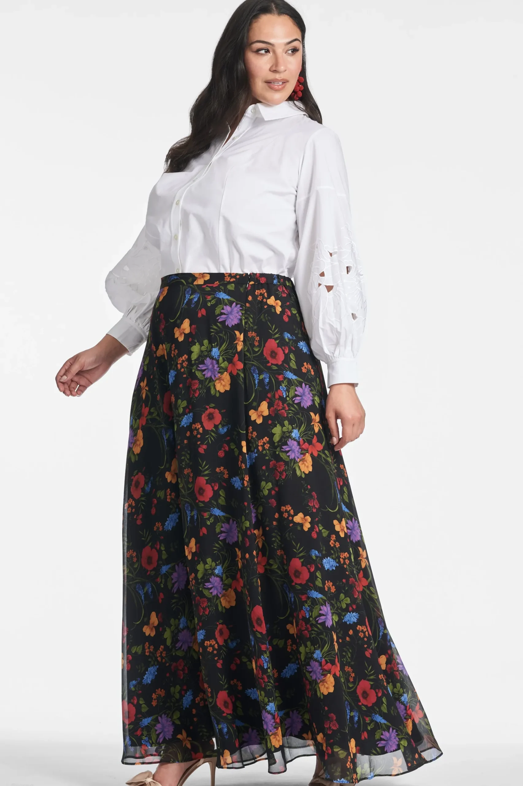 Sachin & Babi Matching Sets|Plus Sizes<Astor Top - White