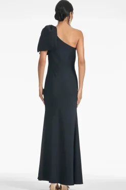 Sachin & Babi One Shoulder<Aubrey Gown - Black