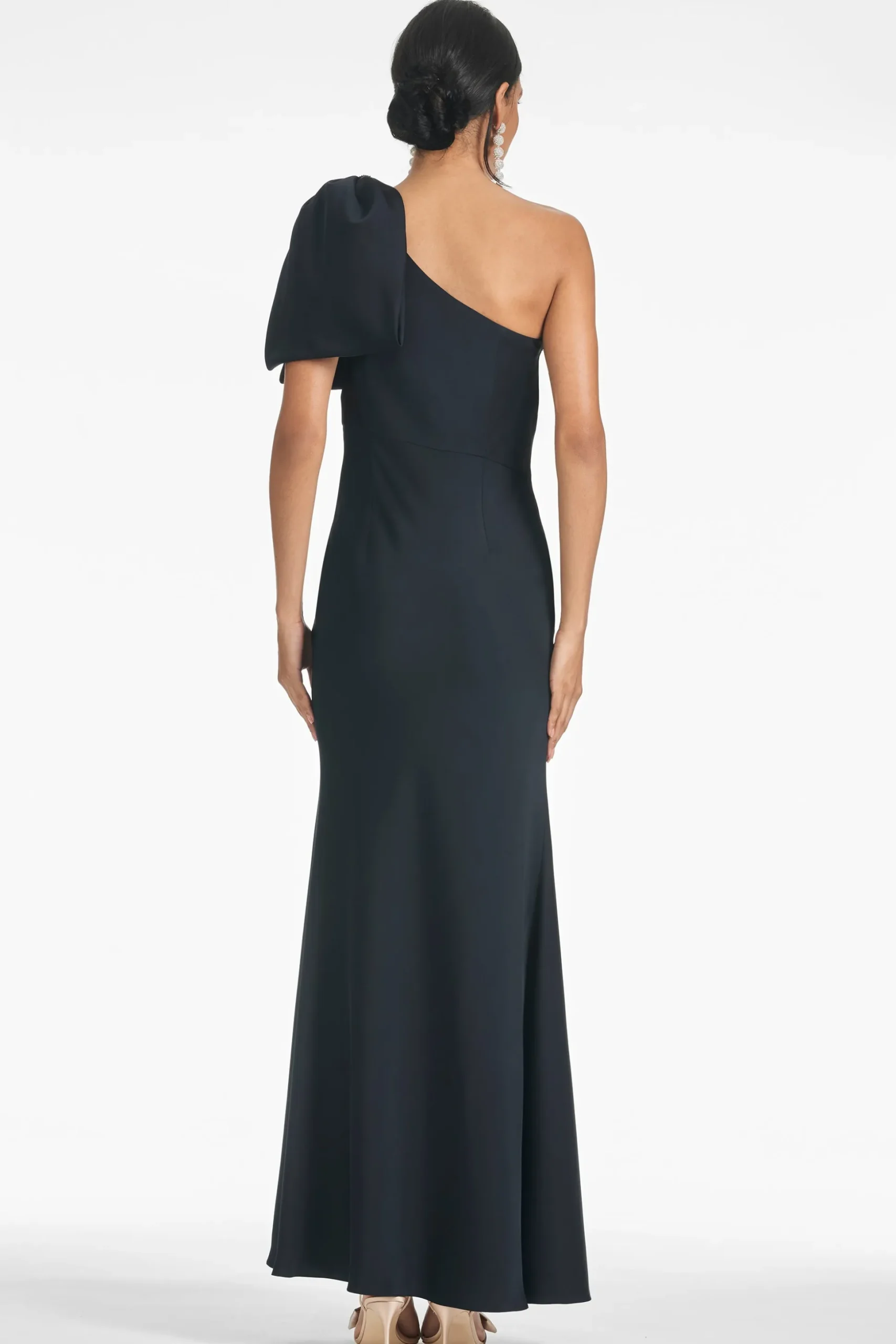 Sachin & Babi One Shoulder<Aubrey Gown - Black