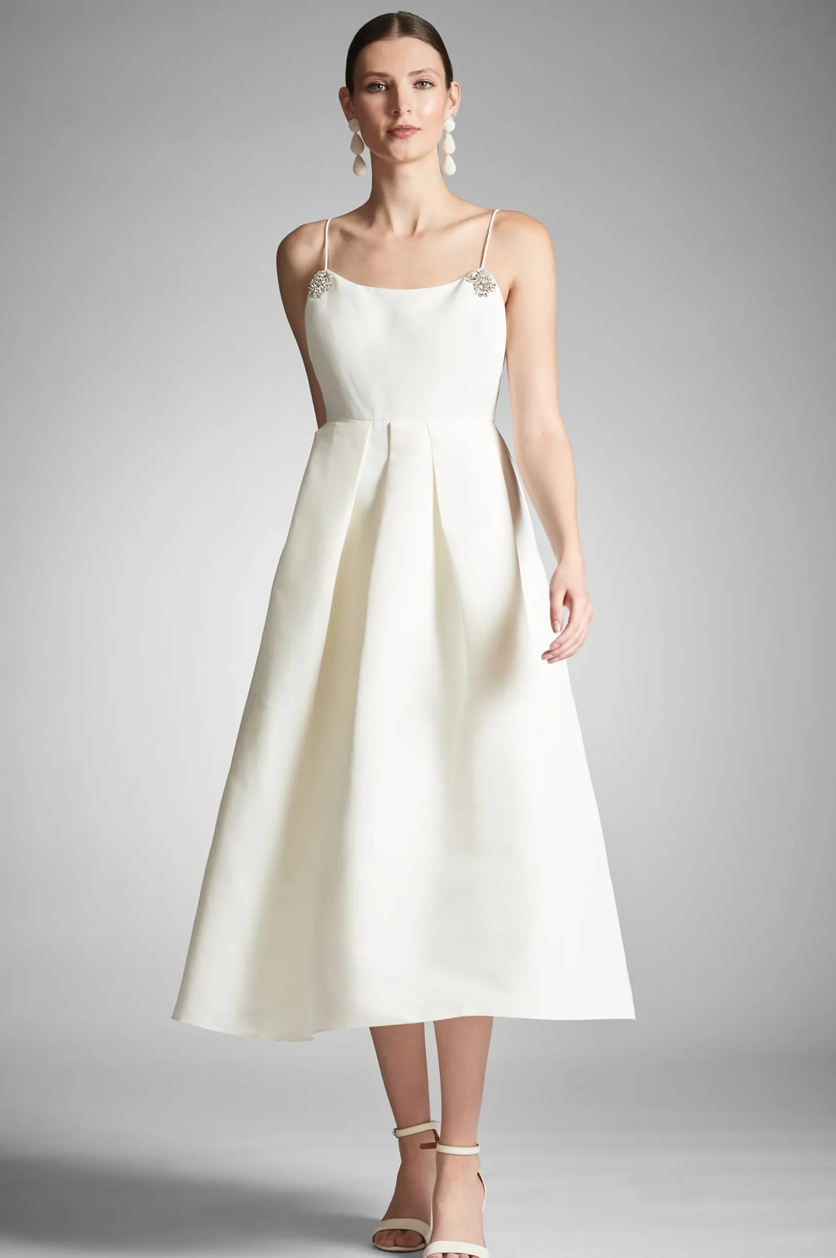 Sachin & Babi Fit & Flare|Midi<Audra Dress - Ivory