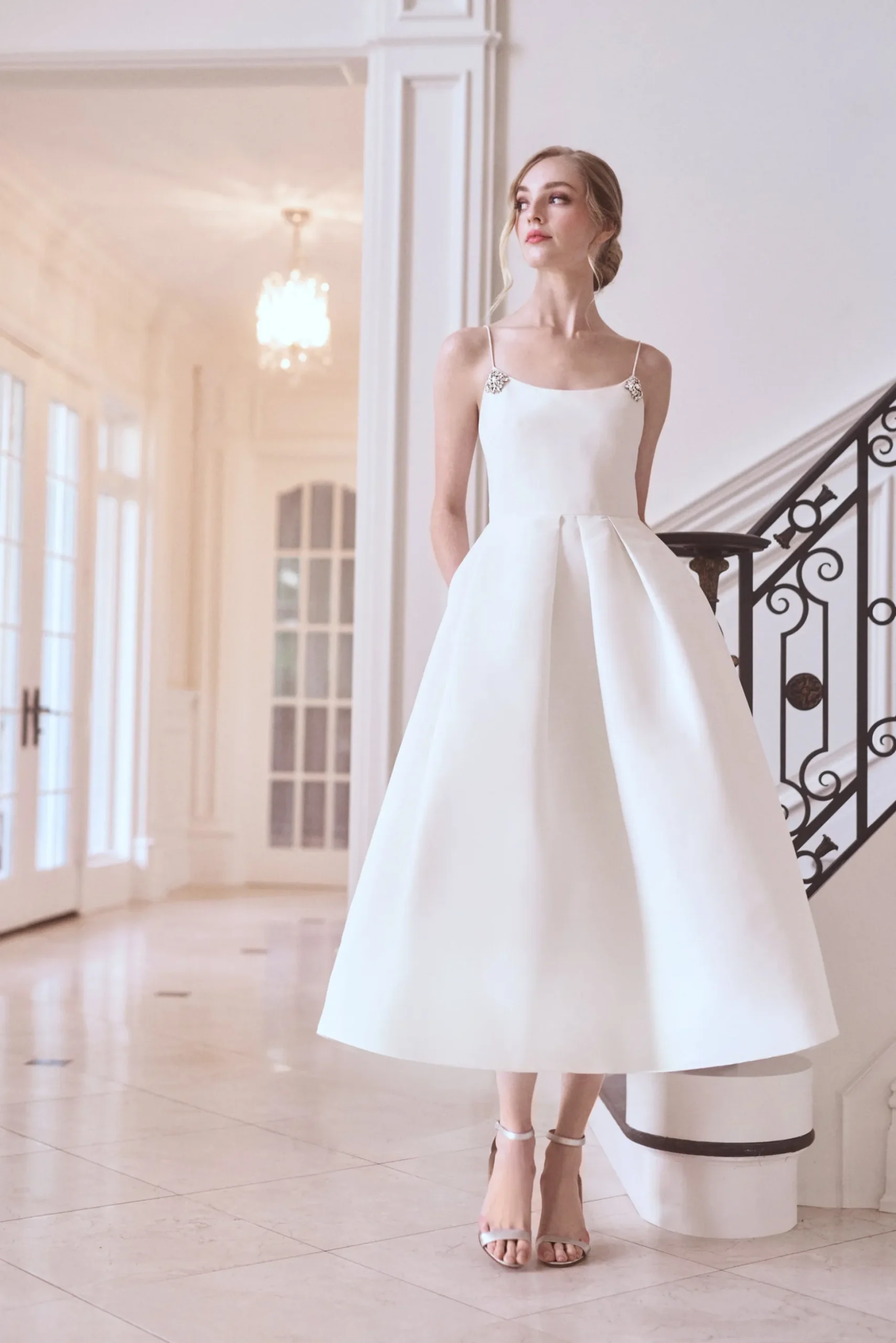 Sachin & Babi Fit & Flare|Midi<Audra Dress - Ivory