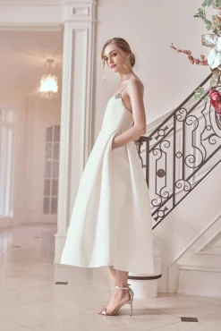 Sachin & Babi Fit & Flare|Midi<Audra Dress - Ivory