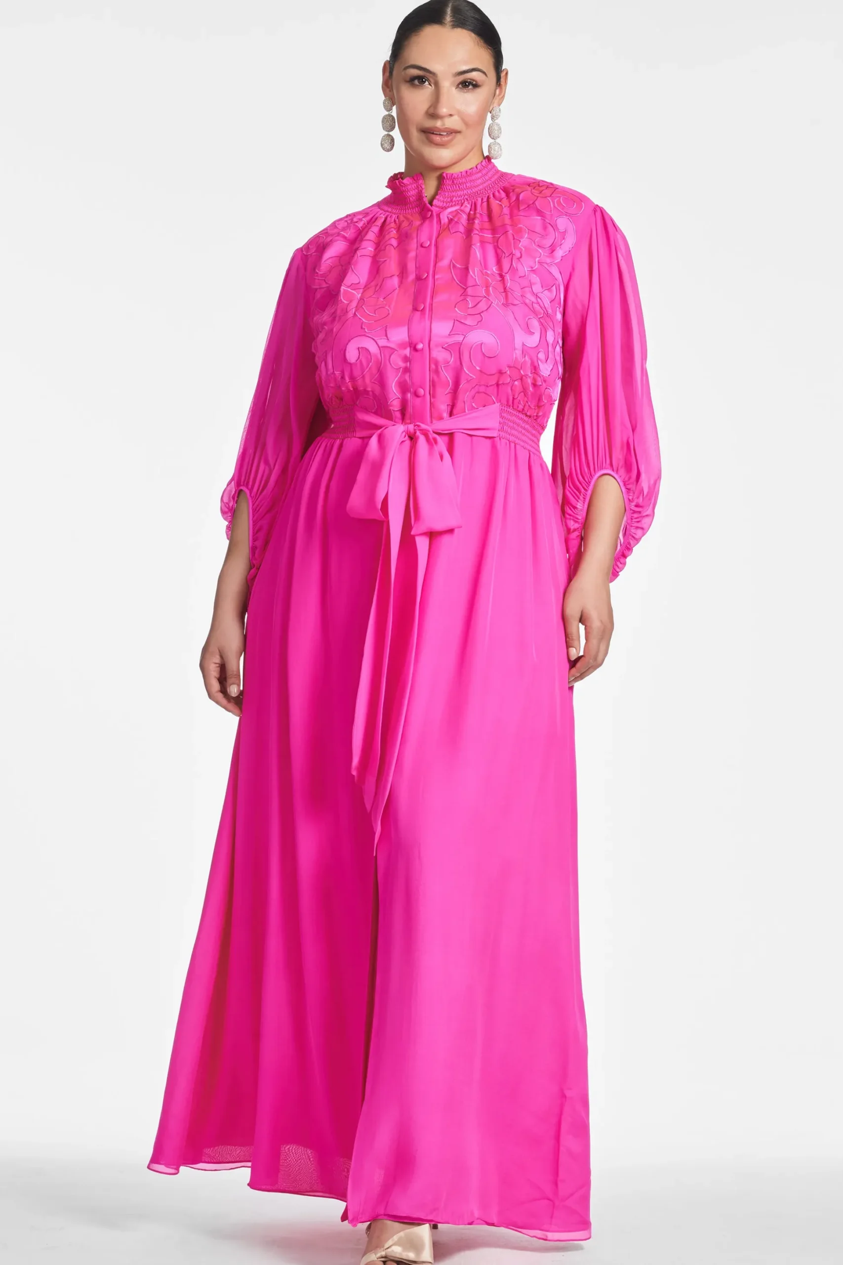 Sachin & Babi Plus Sizes<Beatrix Gown - Fuchsia