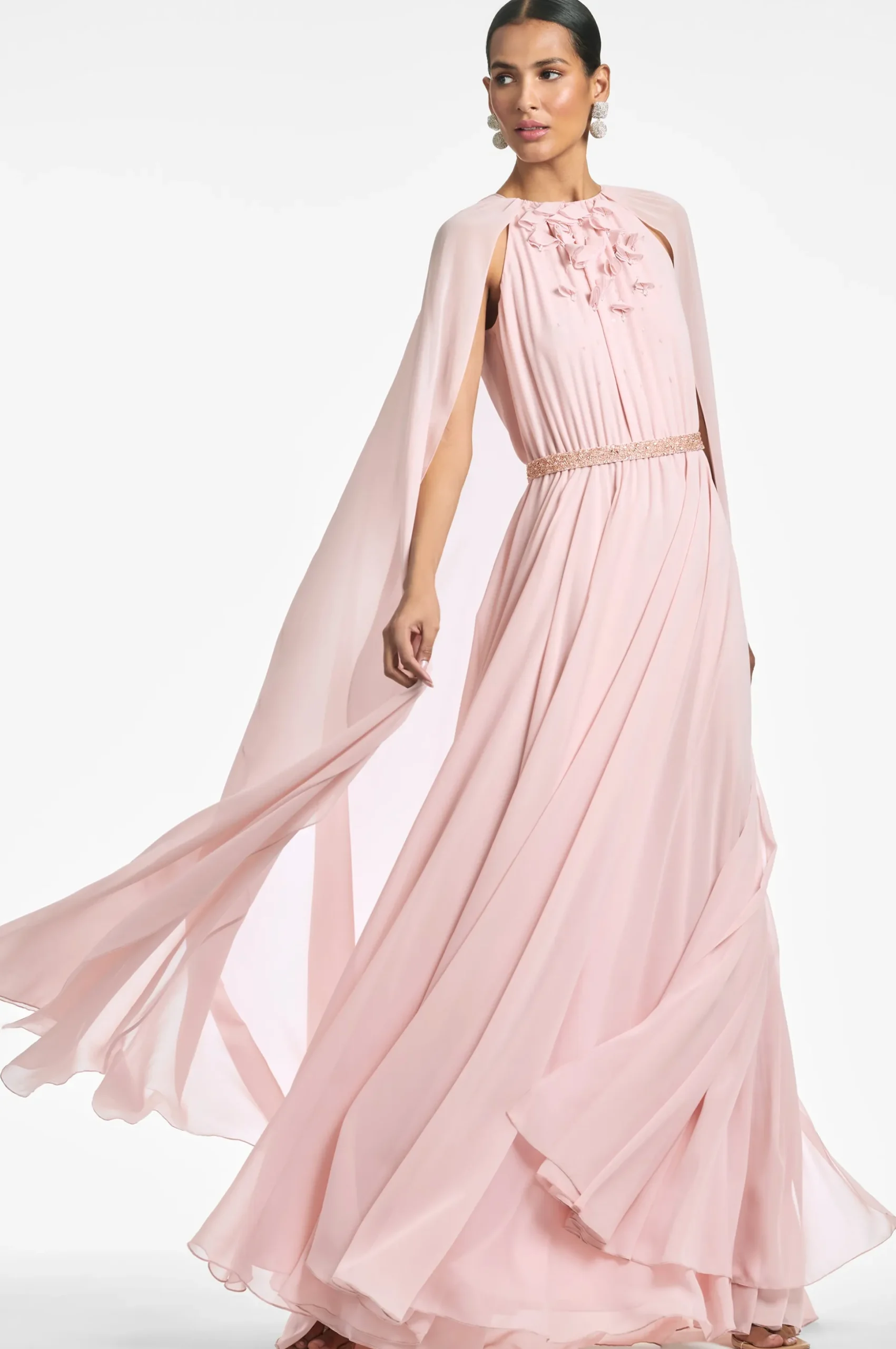 Sachin & Babi Plus Sizes|Sleeveless<Belladonna Gown - Petal
