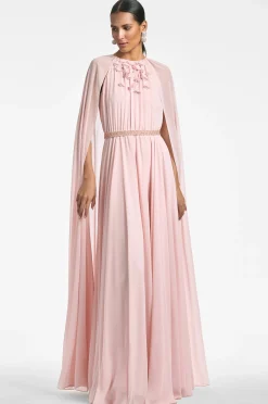 Sachin & Babi Plus Sizes|Sleeveless<Belladonna Gown - Petal
