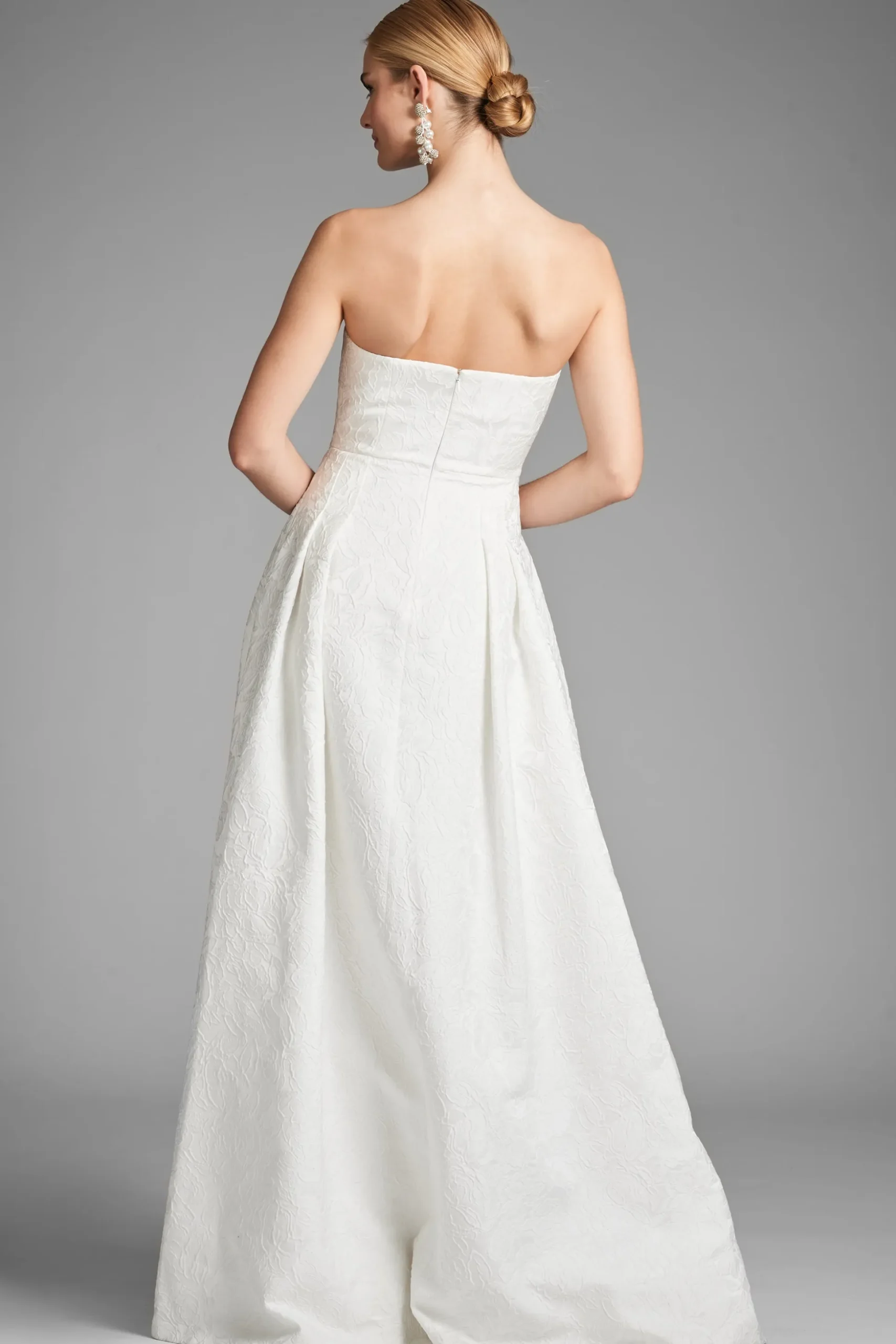 Sachin & Babi Strapless<Belle Gown - Ivory