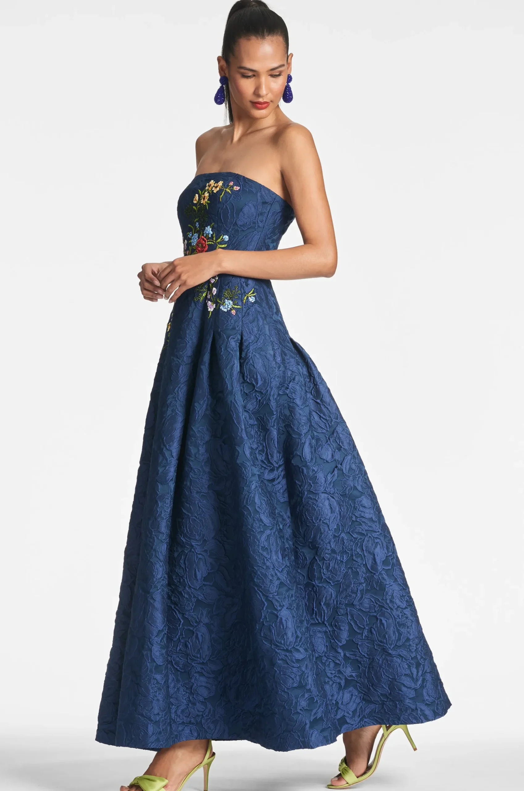 Sachin & Babi Strapless<Belle Gown - Midnight