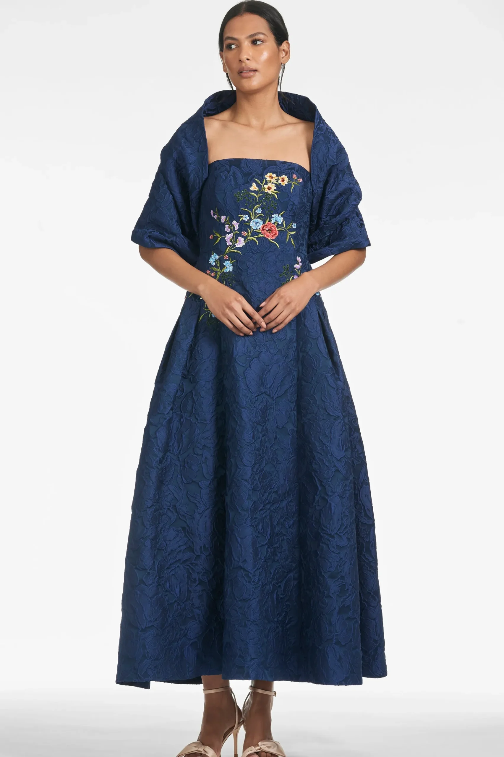 Sachin & Babi Strapless<Belle Gown - Midnight