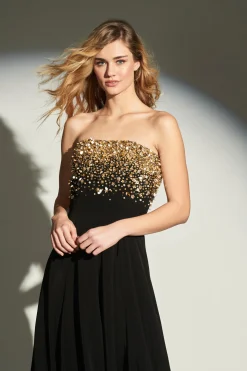 Sachin & Babi Strapless<Bettany Gown - Black