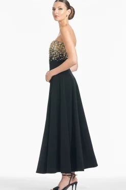 Sachin & Babi Strapless<Bettany Gown - Black
