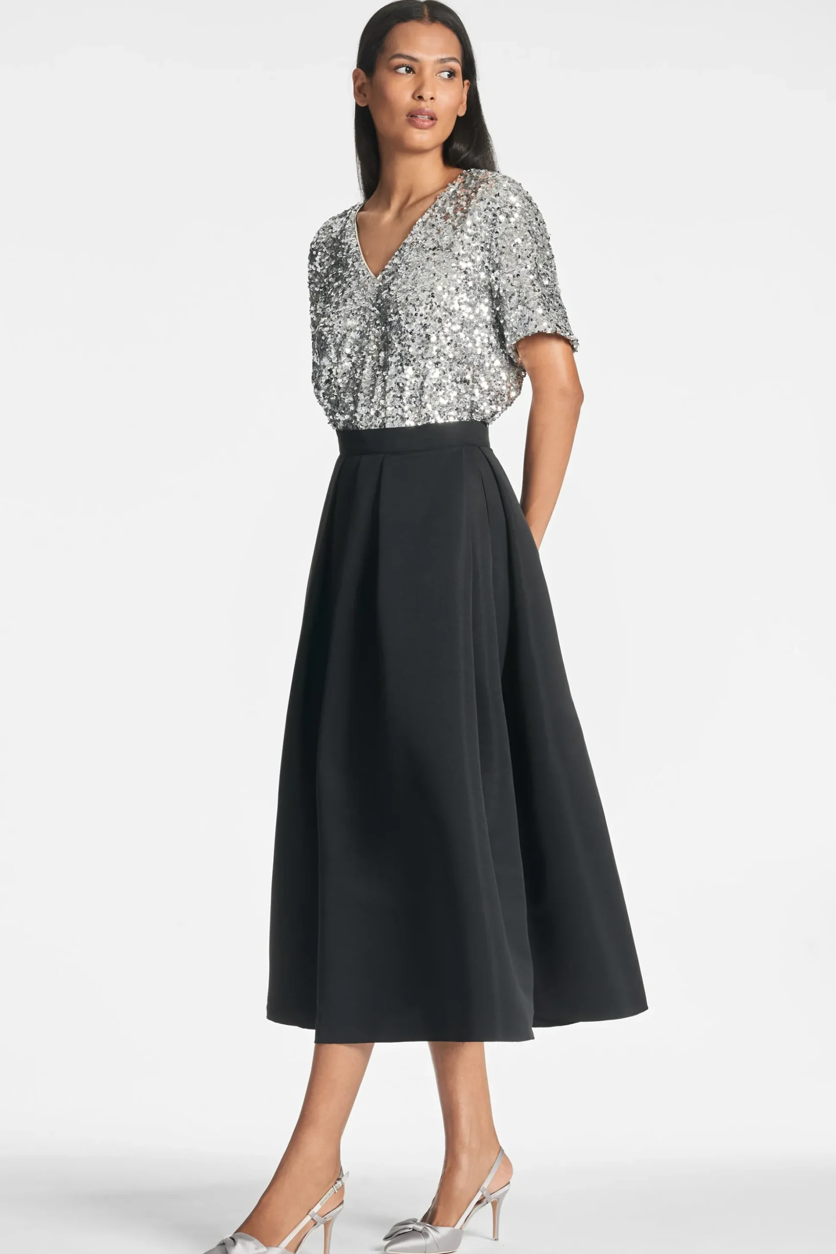 Sachin & Babi Tops & Blouses<Bette Top - Silver