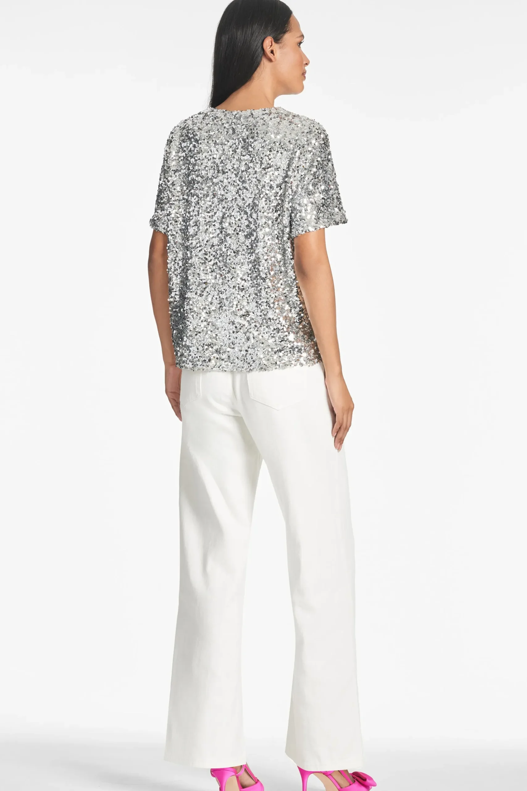 Sachin & Babi Tops & Blouses<Bette Top - Silver
