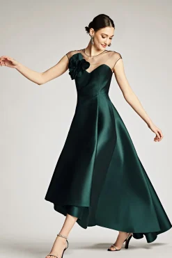 Sachin & Babi Plus Sizes|Cap Sleeve<Blakely Gown - Forest Green Forestgreen