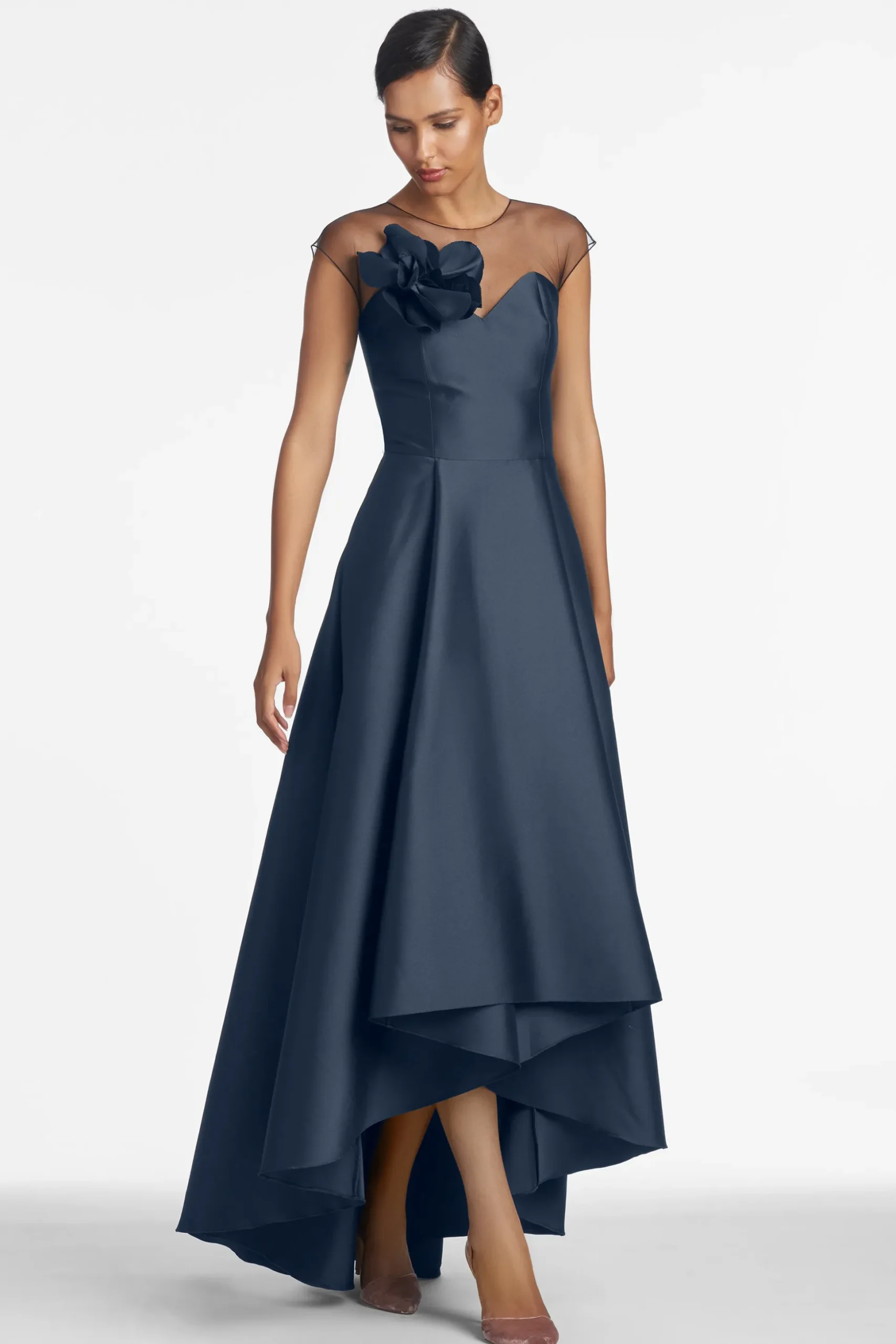 Sachin & Babi Plus Sizes|Cap Sleeve<Blakely Gown - Navy