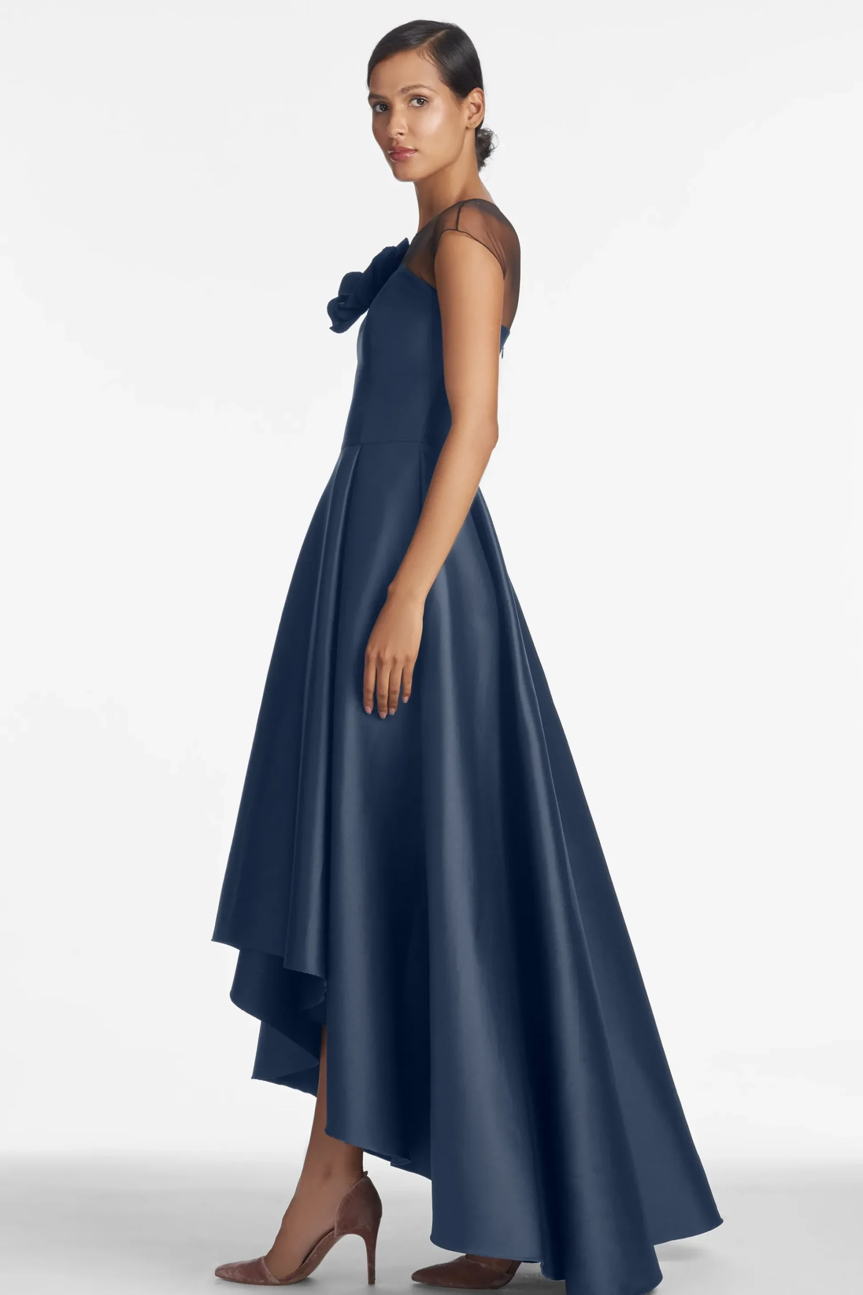 Sachin & Babi Plus Sizes|Cap Sleeve<Blakely Gown - Navy