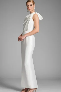 Sachin & Babi One Shoulder<Bonnie Gown - Ivory