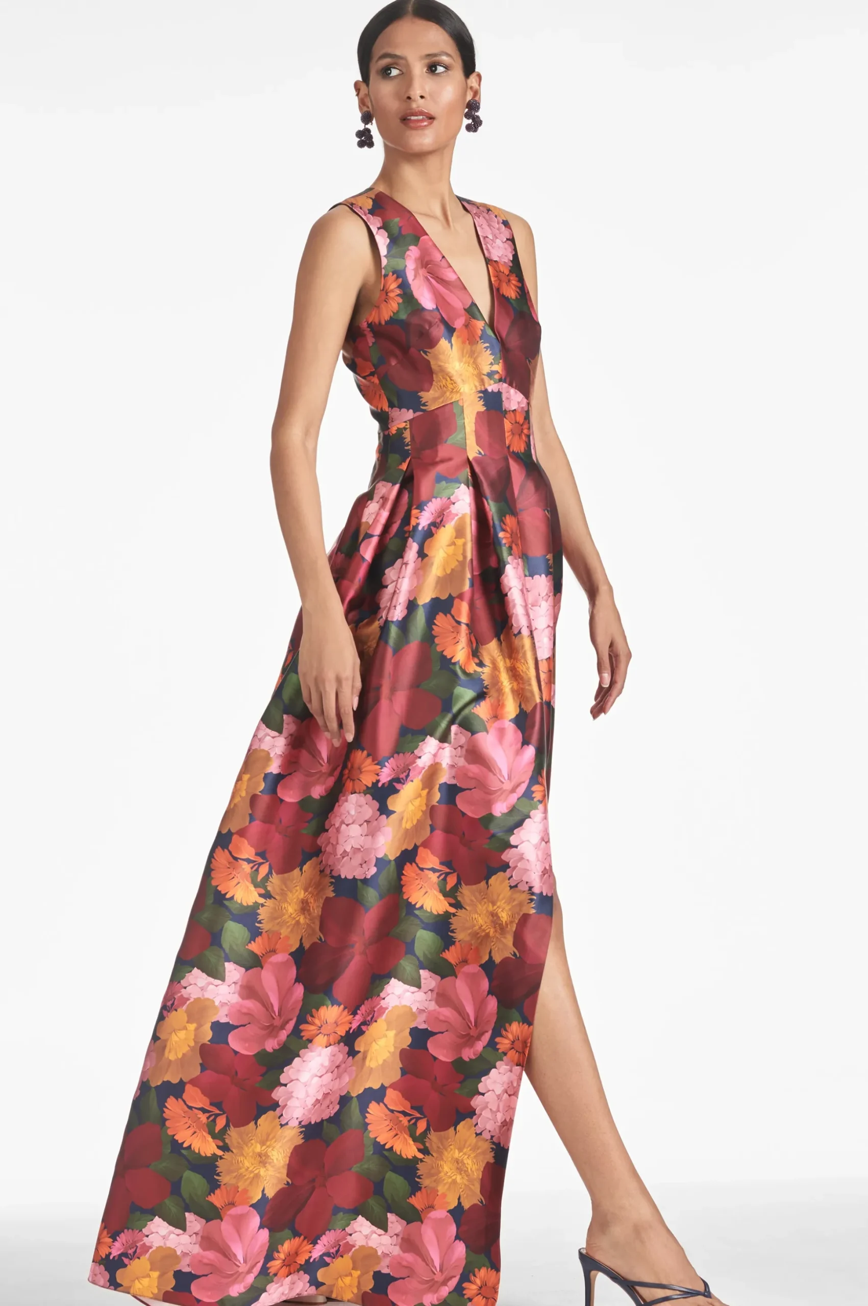 Sachin & Babi Plus Sizes|Sleeveless<Brooke Gown - Bella Bouquet Bellabouquet