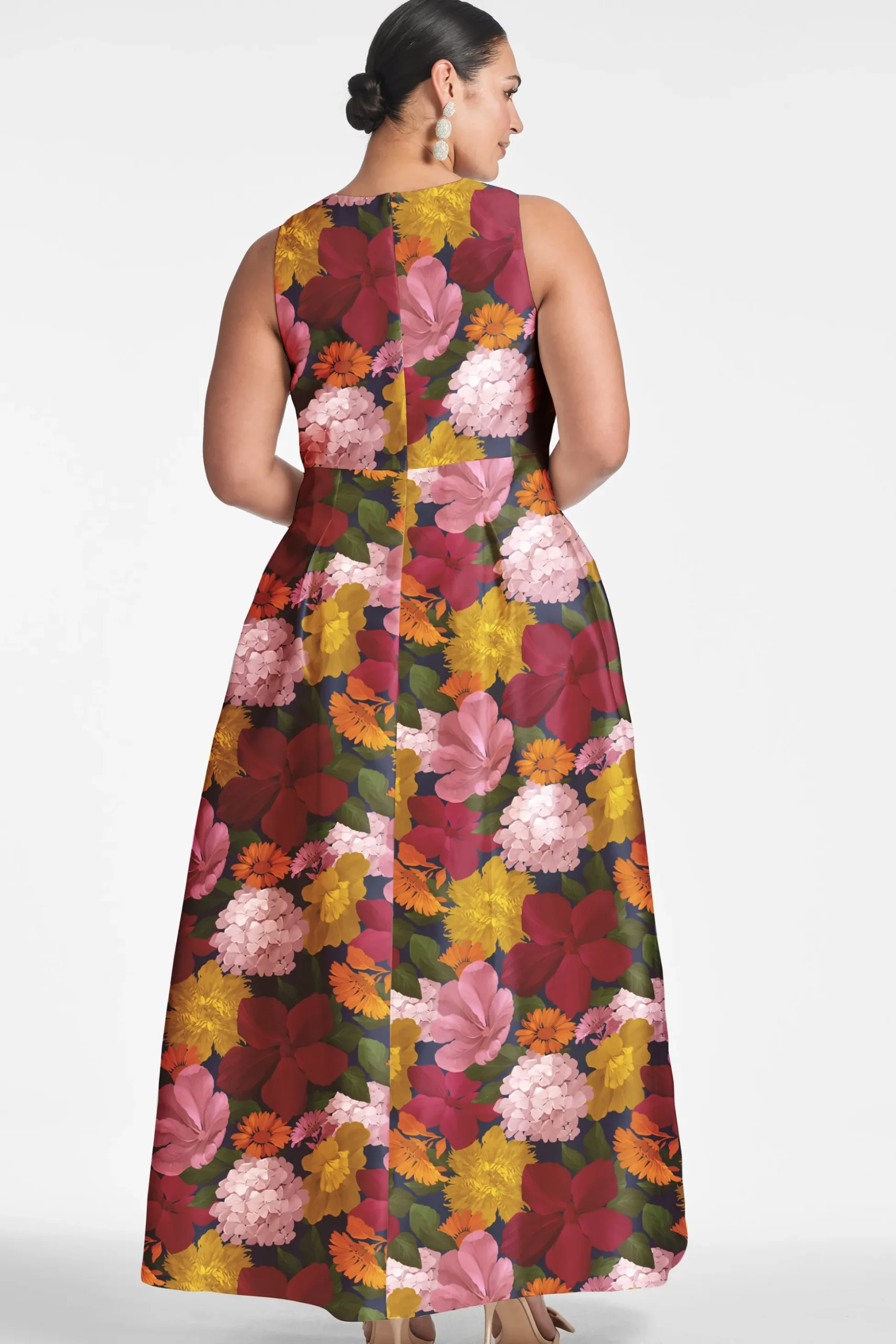 Sachin & Babi Plus Sizes|Sleeveless<Brooke Gown - Bella Bouquet Bellabouquet