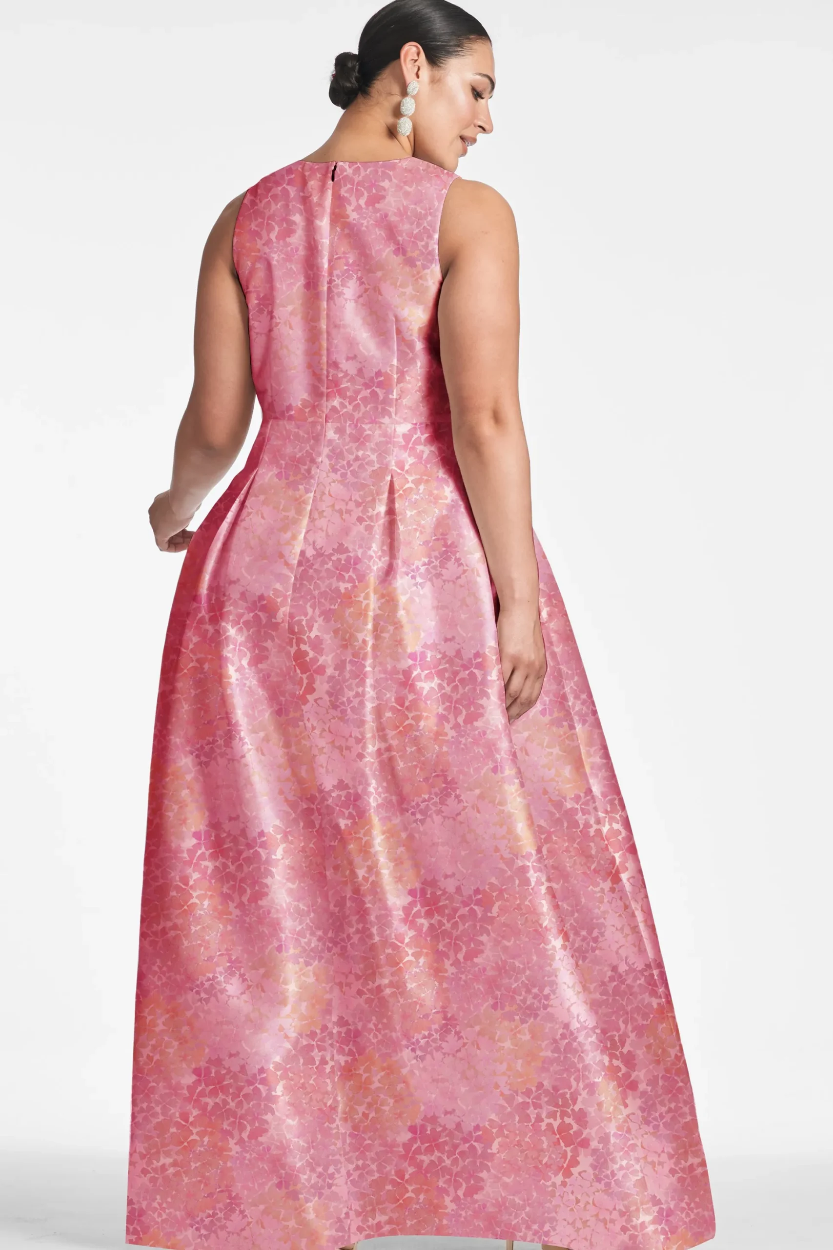 Sachin & Babi Sleeveless<Brooke Gown - Light Sunset Hydrangea Lightsunsethydrangea