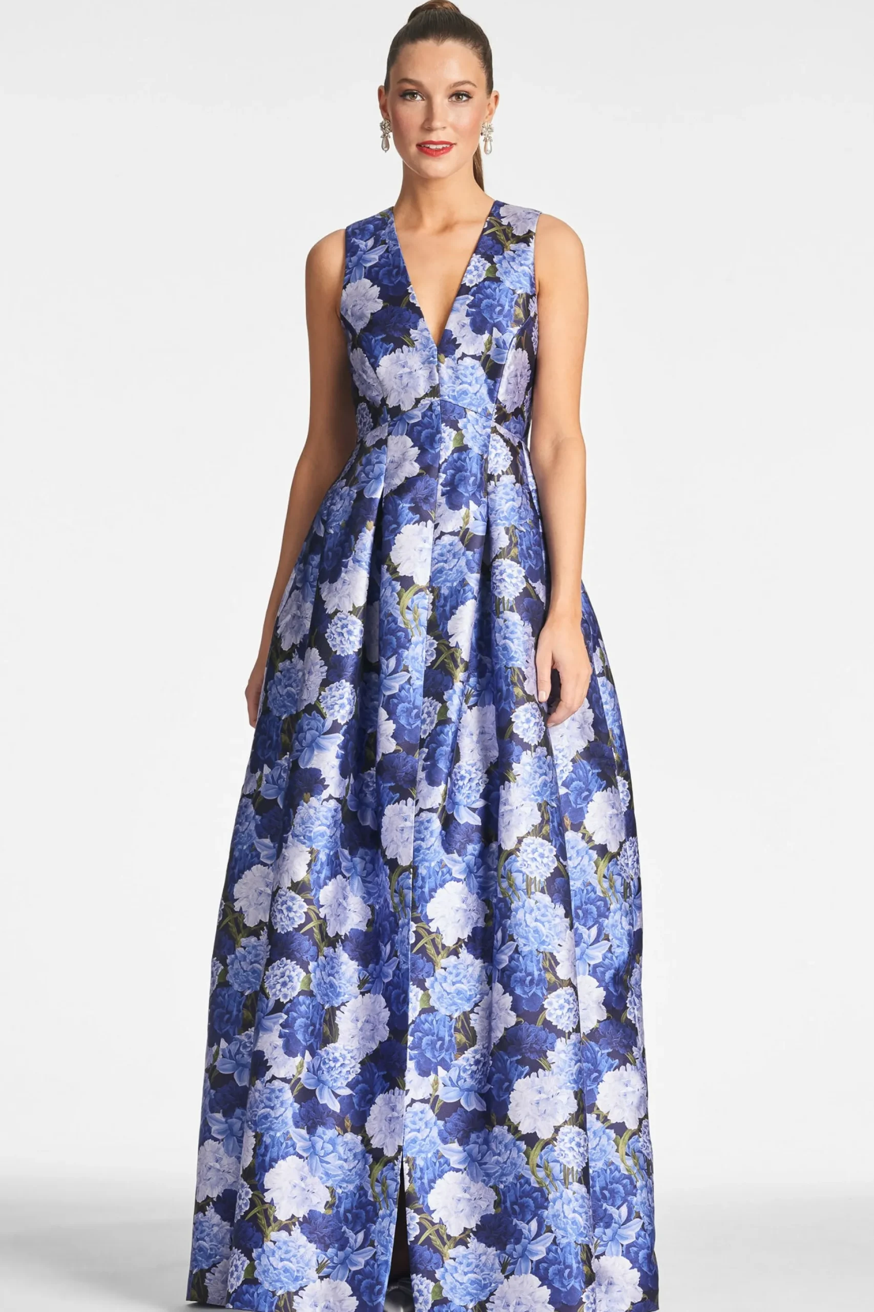 Sachin & Babi Plus Sizes|Sleeveless<Brooke Gown - Rosa Azurro Rosaazurro
