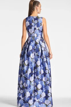 Sachin & Babi Plus Sizes|Sleeveless<Brooke Gown - Rosa Azurro Rosaazurro