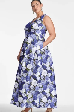 Sachin & Babi Plus Sizes|Sleeveless<Brooke Gown - Rosa Azurro Rosaazurro