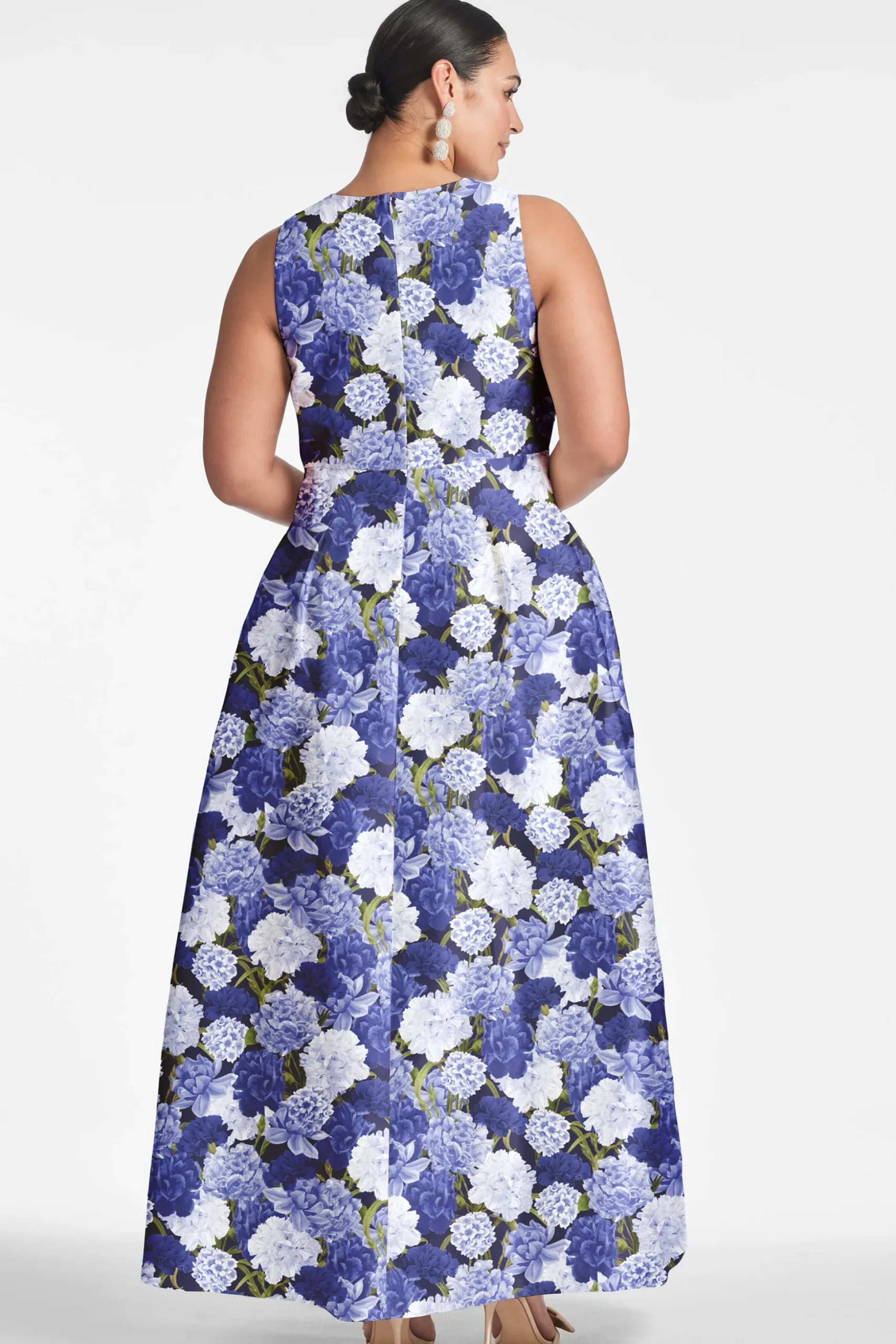 Sachin & Babi Plus Sizes|Sleeveless<Brooke Gown - Rosa Azurro Rosaazurro