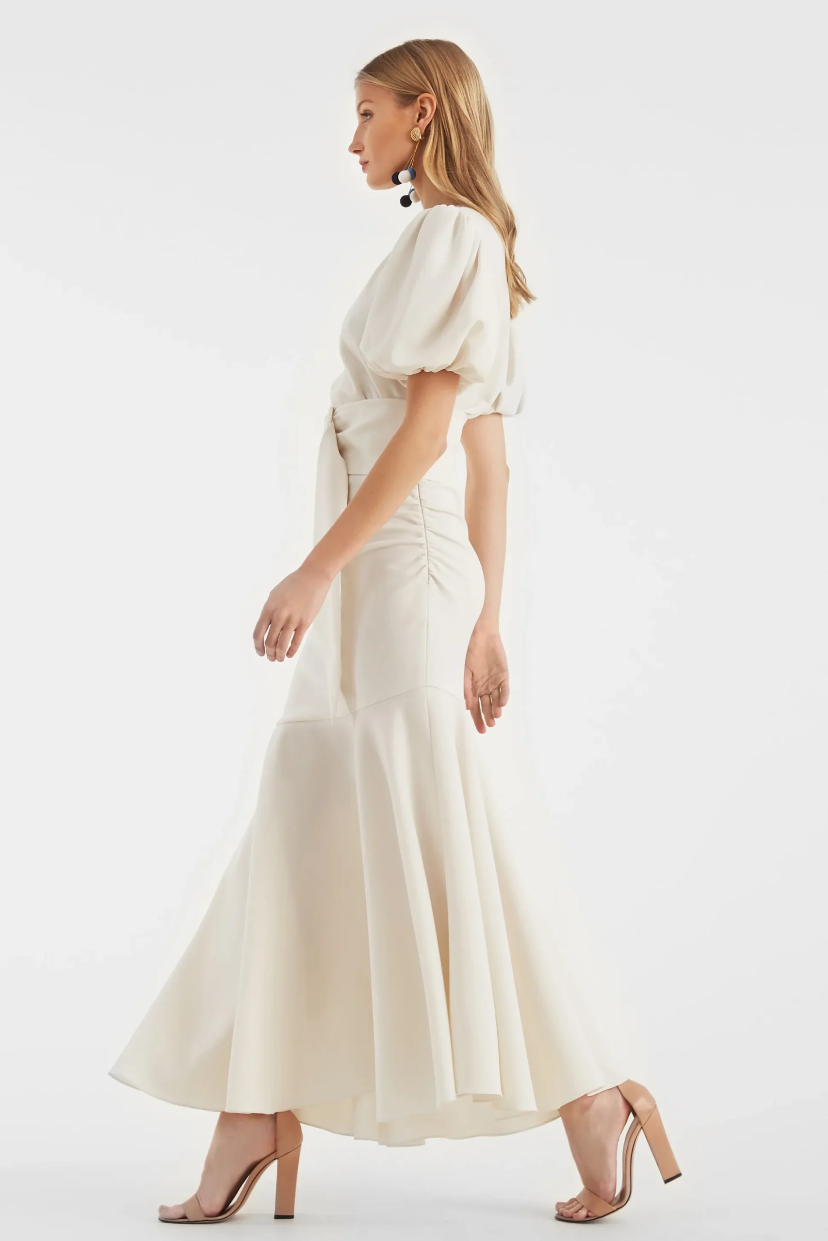 Sachin & Babi Plus Sizes|Midi<Camila Dress - Ivory