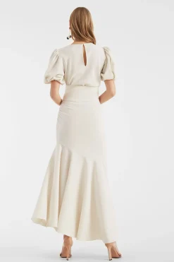 Sachin & Babi Plus Sizes|Midi<Camila Dress - Ivory