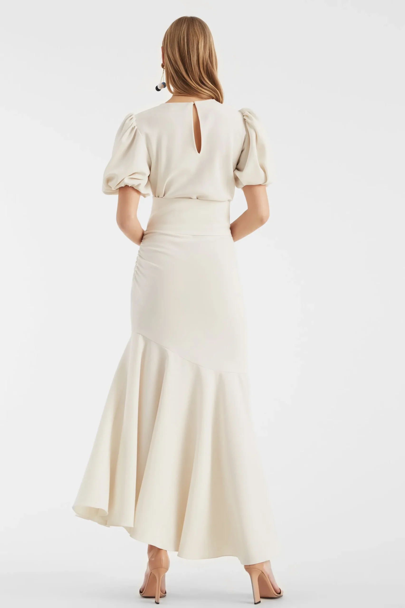 Sachin & Babi Plus Sizes|Midi<Camila Dress - Ivory