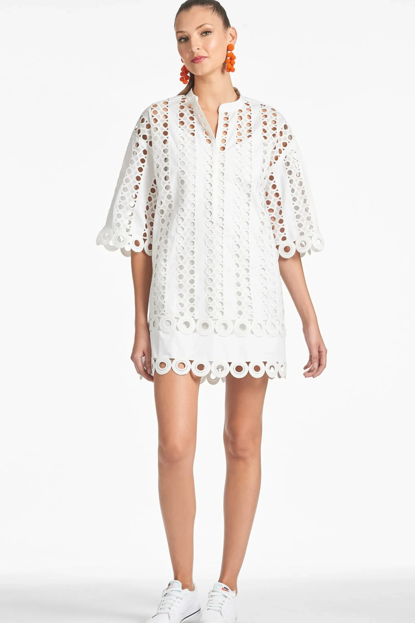 Sachin & Babi Mini<Capri Dress - White