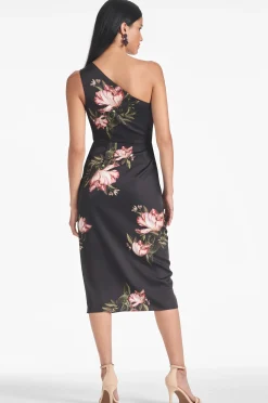 Sachin & Babi Midi<Carmen Dress - Noir Blossom Noirblossom