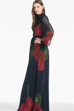 Sachin & Babi Long Sleeve<Cassandra Gown - Ruby Rose Rubyrose