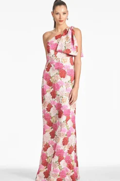 Sachin & Babi Plus Sizes|One Shoulder<Chelsea Gown - Campo Di Fiore Campodifiore