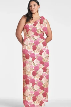 Sachin & Babi Plus Sizes|One Shoulder<Chelsea Gown - Campo Di Fiore Campodifiore