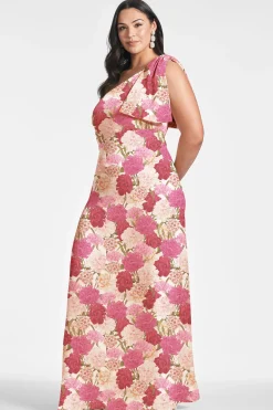 Sachin & Babi Plus Sizes|One Shoulder<Chelsea Gown - Campo Di Fiore Campodifiore
