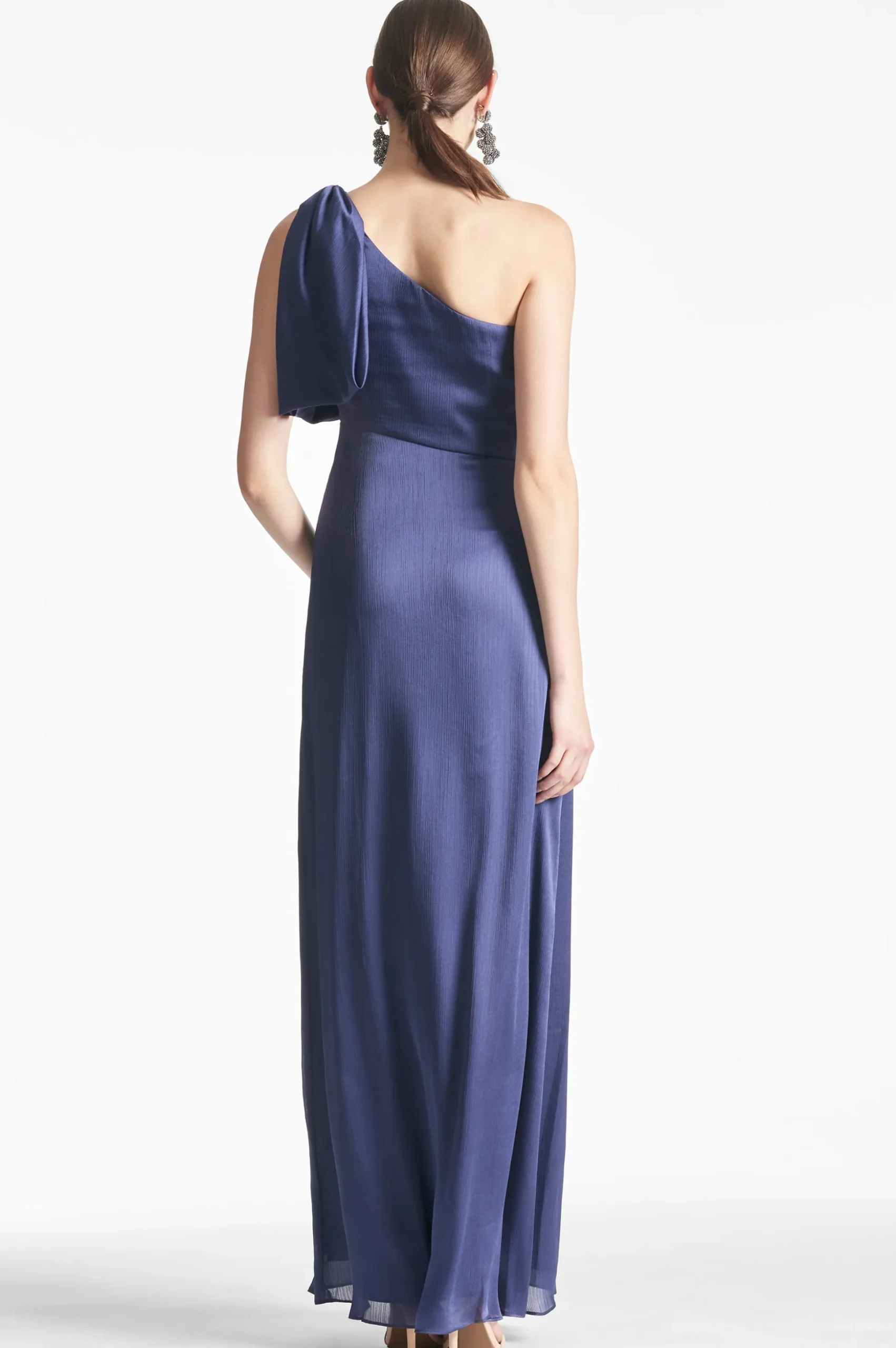 Sachin & Babi Plus Sizes|One Shoulder<Chelsea Gown - Deep Cobalt Deepcobalt