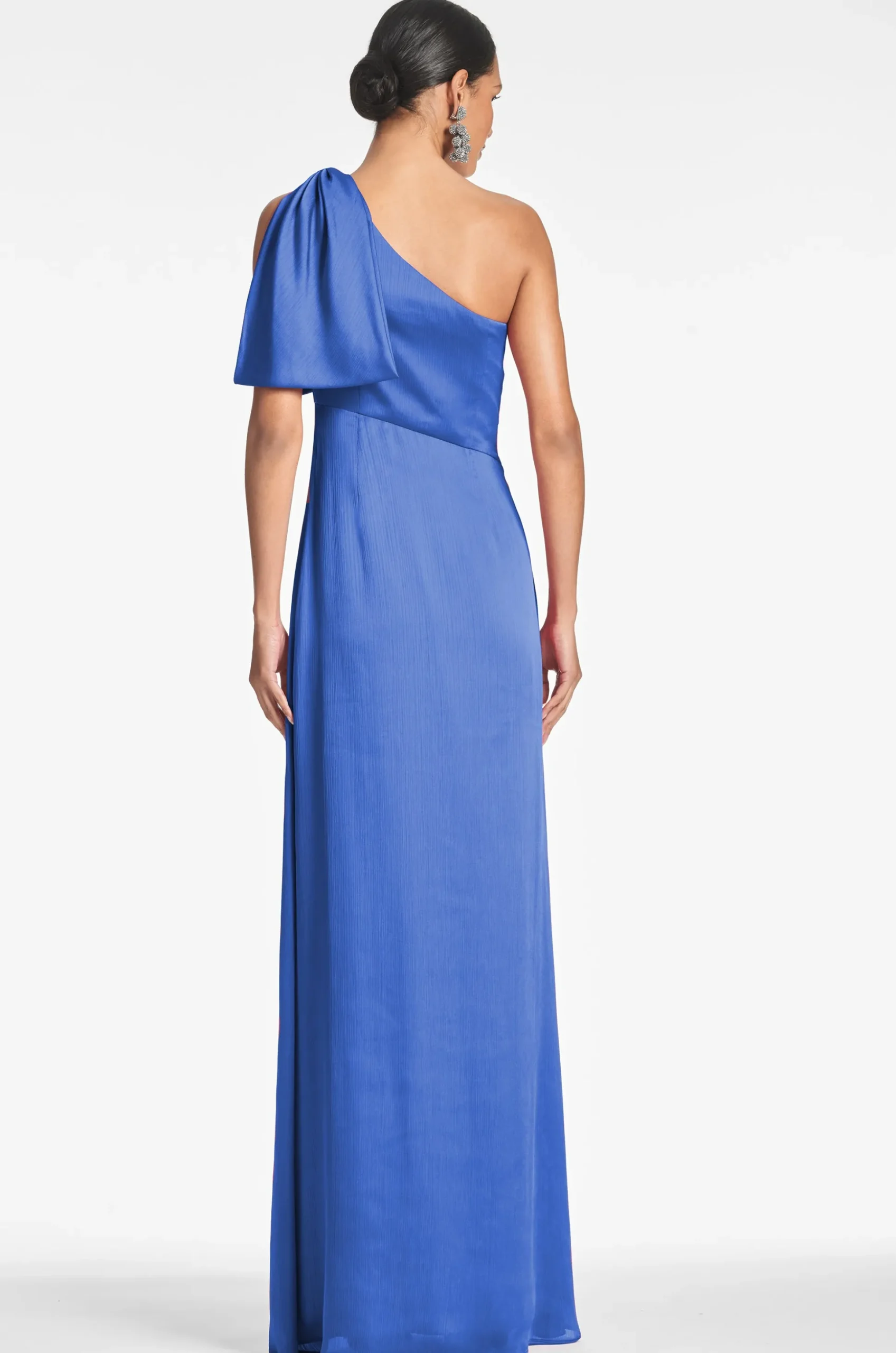 Sachin & Babi One Shoulder<Chelsea Gown - French Blue Frenchblue