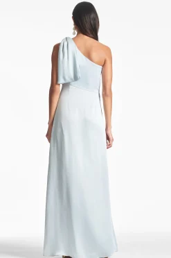 Sachin & Babi Plus Sizes|One Shoulder<Chelsea Gown - Ice Blue Iceblue