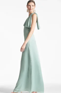 Sachin & Babi Plus Sizes|One Shoulder<Chelsea Gown - Jade