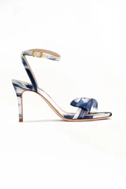 Sachin & Babi Shoes<Chelsea Obi-Bow Open Toe - Blue Ikat Floral Blueikatfloral