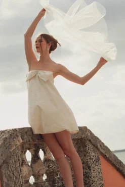 Sachin & Babi Mini<Cort Dress - Ivory